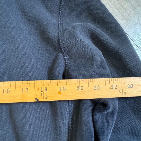 Polo Ralph Lauren Mens Black Full Zip Hoodie Red Pony Logo Waffle Lined Large - Picture 5 of 6